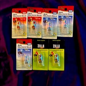Zilla Mini Halogen Bulbs - 7 packs. Brand new